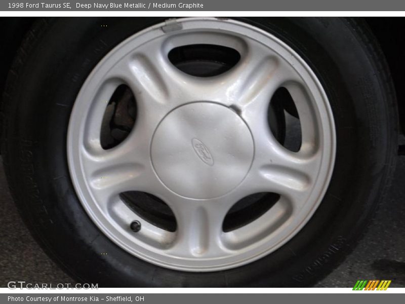 Deep Navy Blue Metallic / Medium Graphite 1998 Ford Taurus SE