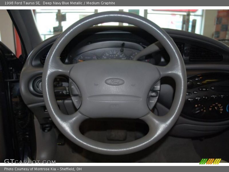 Deep Navy Blue Metallic / Medium Graphite 1998 Ford Taurus SE