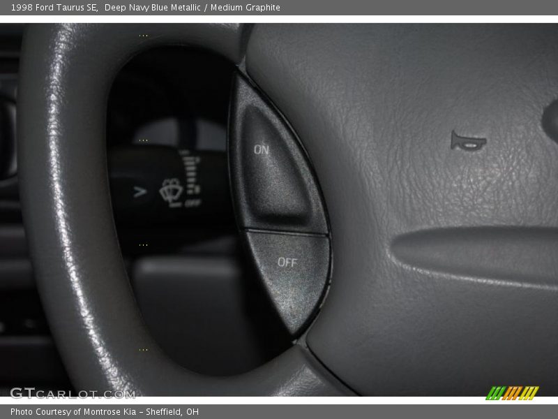 Deep Navy Blue Metallic / Medium Graphite 1998 Ford Taurus SE