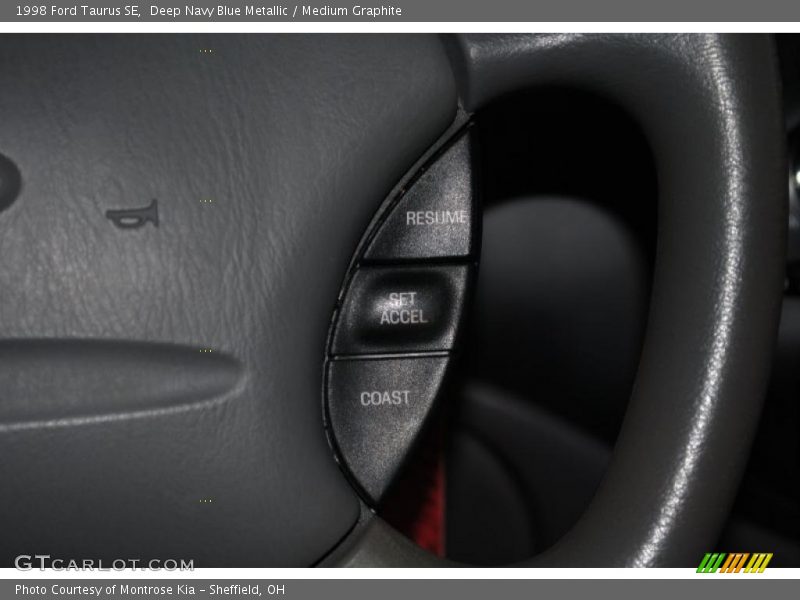 Deep Navy Blue Metallic / Medium Graphite 1998 Ford Taurus SE