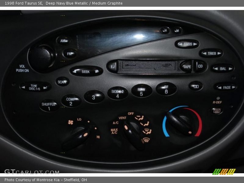 Deep Navy Blue Metallic / Medium Graphite 1998 Ford Taurus SE