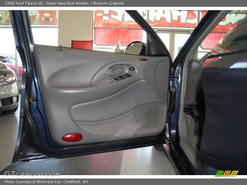 Deep Navy Blue Metallic / Medium Graphite 1998 Ford Taurus SE