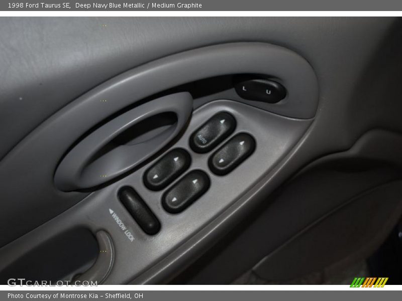 Deep Navy Blue Metallic / Medium Graphite 1998 Ford Taurus SE