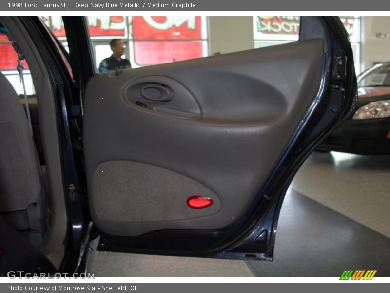 Deep Navy Blue Metallic / Medium Graphite 1998 Ford Taurus SE