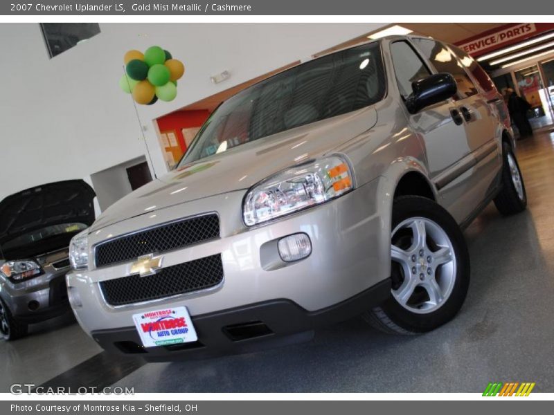 Gold Mist Metallic / Cashmere 2007 Chevrolet Uplander LS