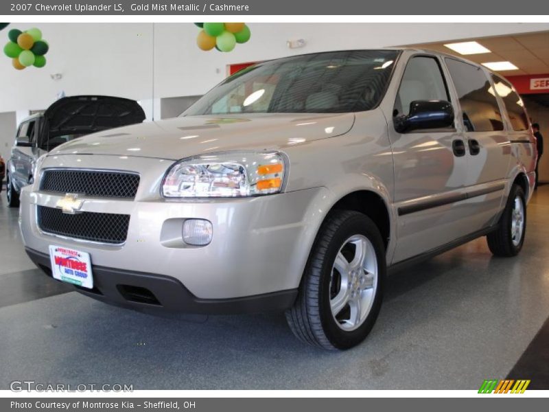 Gold Mist Metallic / Cashmere 2007 Chevrolet Uplander LS