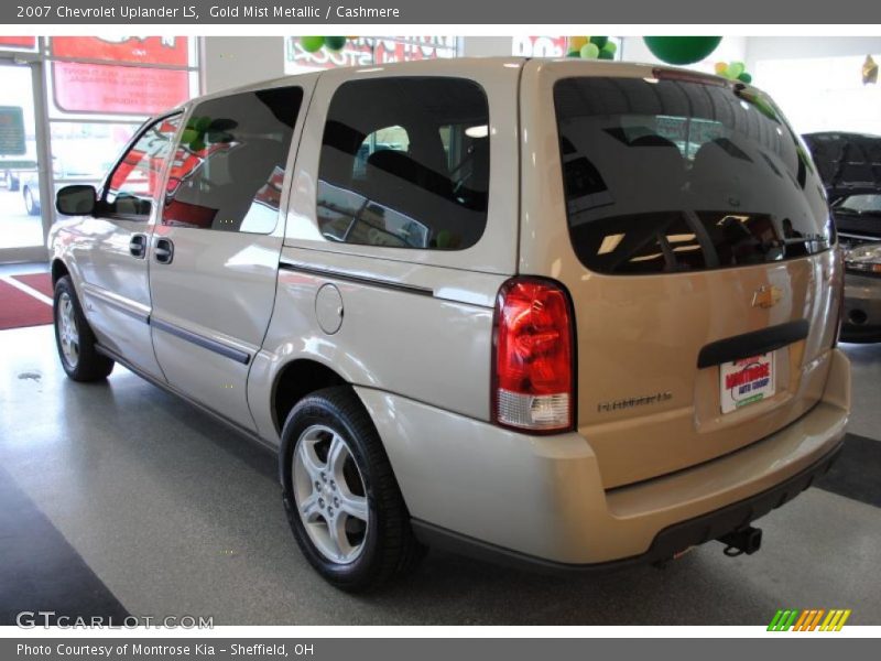 Gold Mist Metallic / Cashmere 2007 Chevrolet Uplander LS