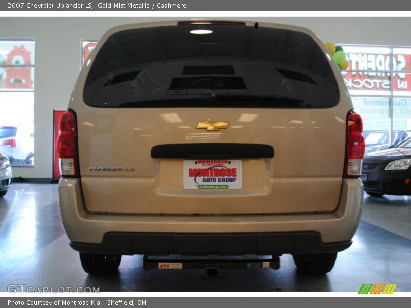 Gold Mist Metallic / Cashmere 2007 Chevrolet Uplander LS