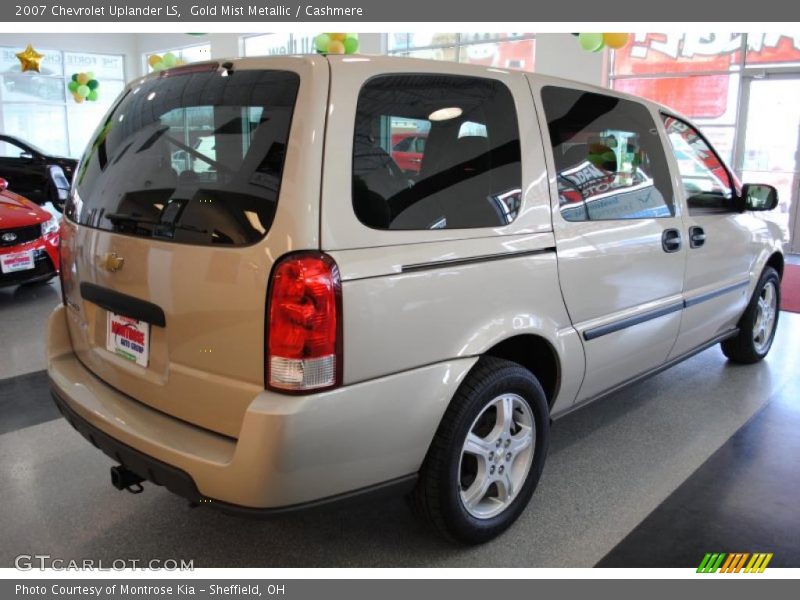 Gold Mist Metallic / Cashmere 2007 Chevrolet Uplander LS