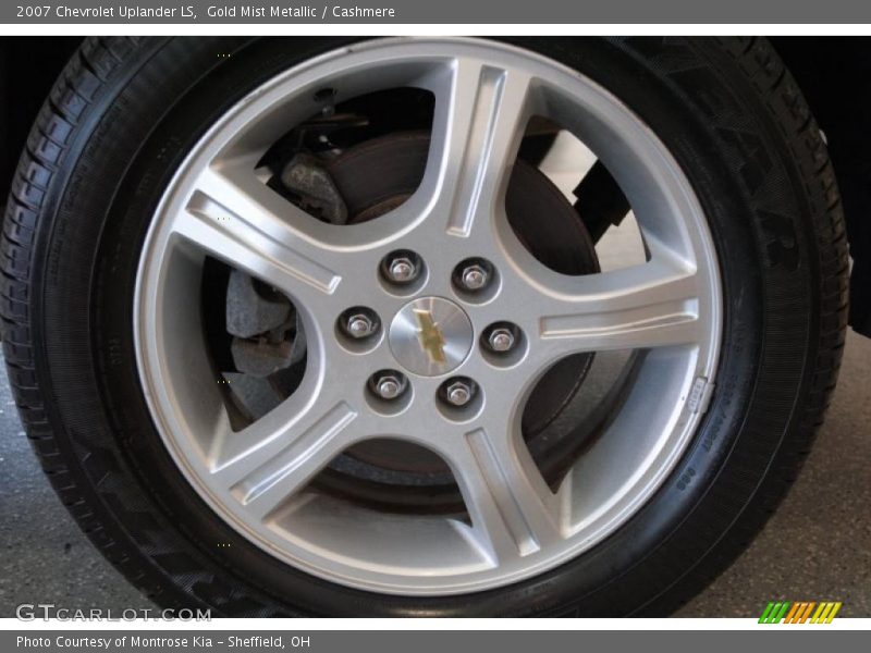 Gold Mist Metallic / Cashmere 2007 Chevrolet Uplander LS
