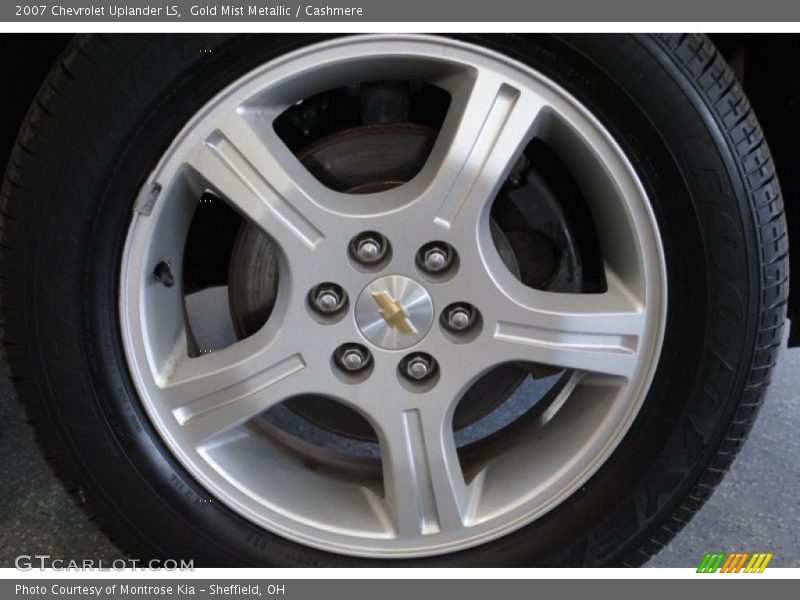 Gold Mist Metallic / Cashmere 2007 Chevrolet Uplander LS