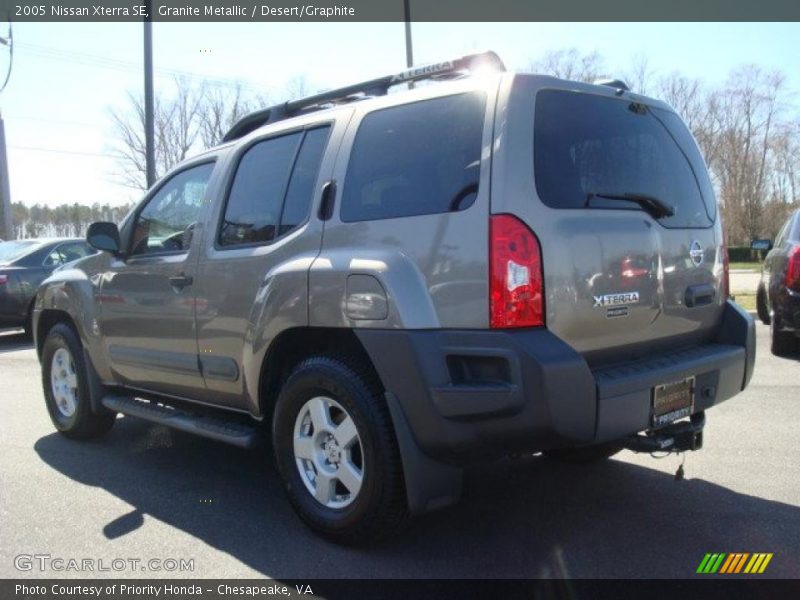 Granite Metallic / Desert/Graphite 2005 Nissan Xterra SE