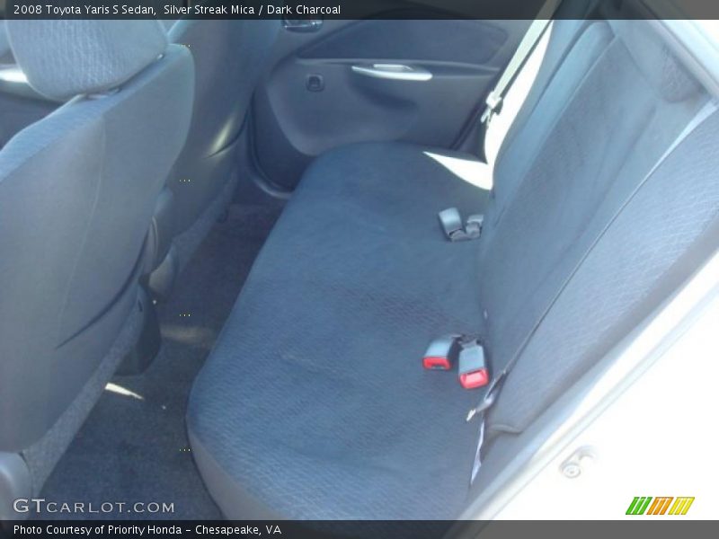 Silver Streak Mica / Dark Charcoal 2008 Toyota Yaris S Sedan