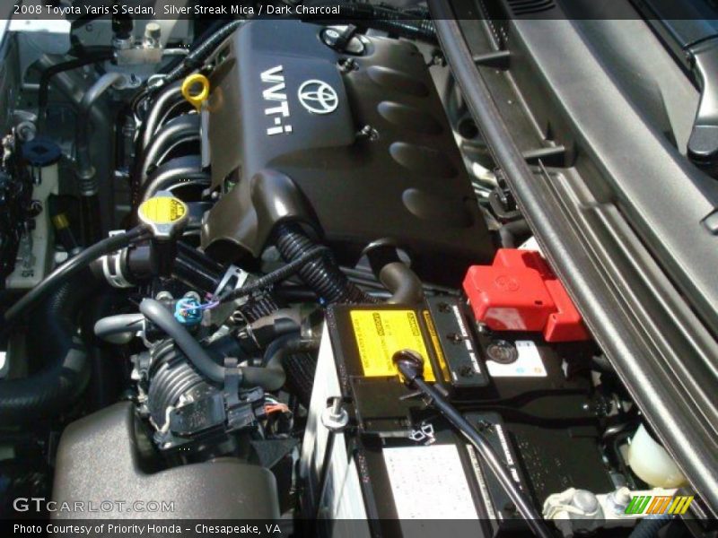 Silver Streak Mica / Dark Charcoal 2008 Toyota Yaris S Sedan