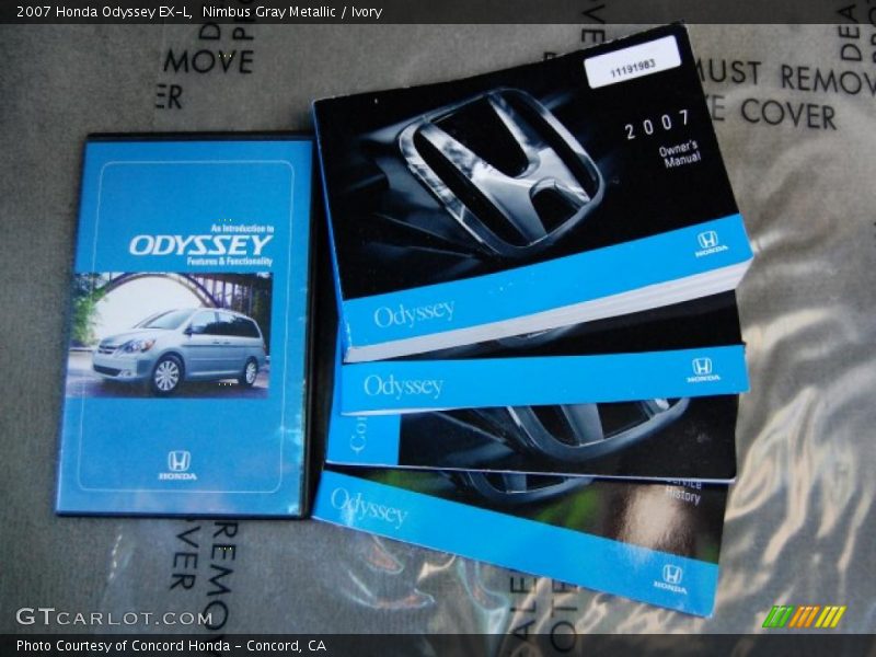 Nimbus Gray Metallic / Ivory 2007 Honda Odyssey EX-L