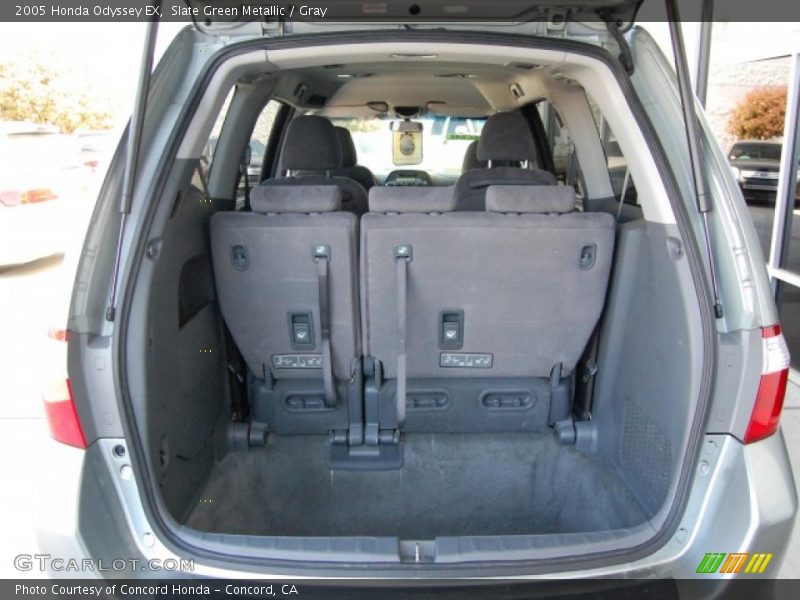 Slate Green Metallic / Gray 2005 Honda Odyssey EX