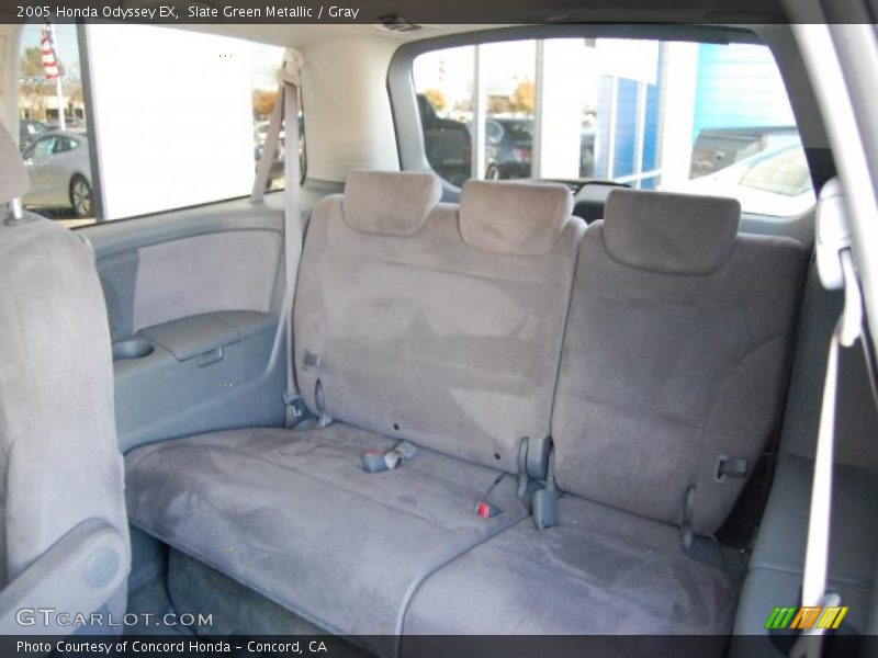 Slate Green Metallic / Gray 2005 Honda Odyssey EX