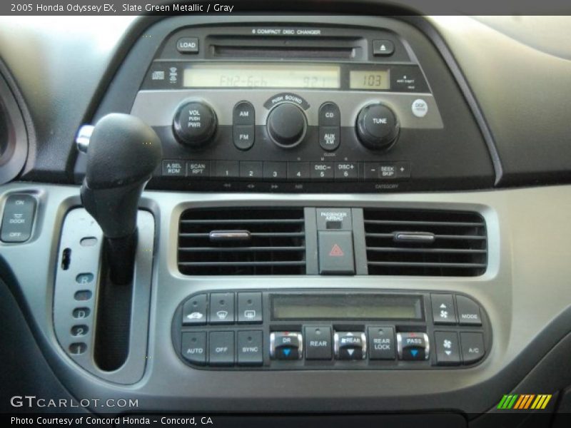 Slate Green Metallic / Gray 2005 Honda Odyssey EX