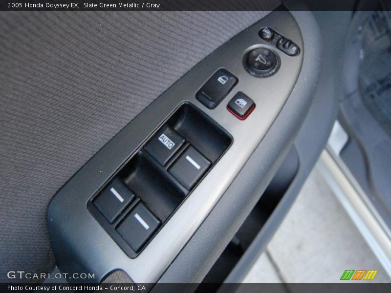 Slate Green Metallic / Gray 2005 Honda Odyssey EX