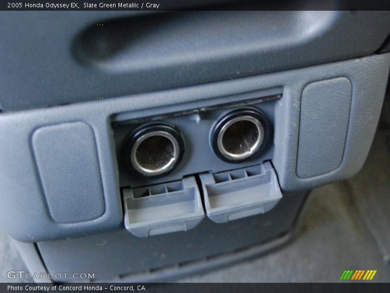 Slate Green Metallic / Gray 2005 Honda Odyssey EX