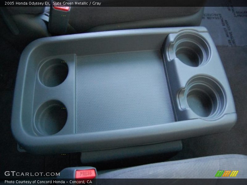 Slate Green Metallic / Gray 2005 Honda Odyssey EX
