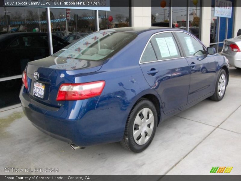 Blue Ribbon Metallic / Ash 2007 Toyota Camry LE V6
