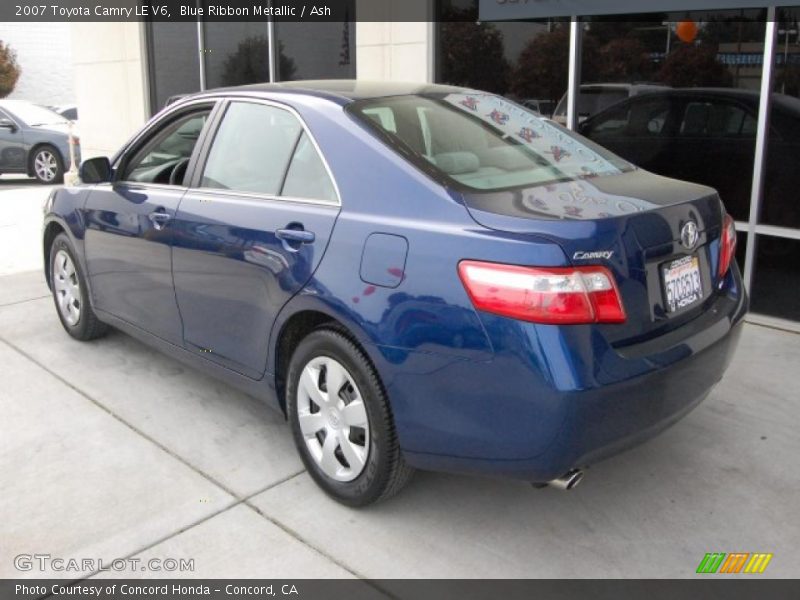 Blue Ribbon Metallic / Ash 2007 Toyota Camry LE V6