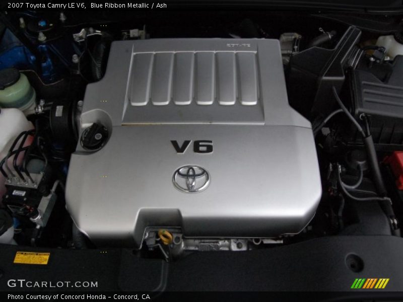 Blue Ribbon Metallic / Ash 2007 Toyota Camry LE V6