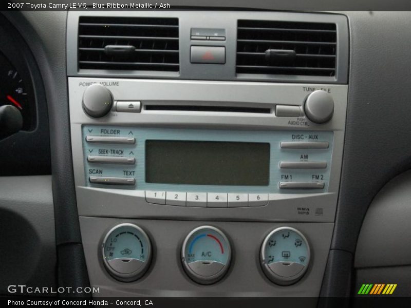Blue Ribbon Metallic / Ash 2007 Toyota Camry LE V6