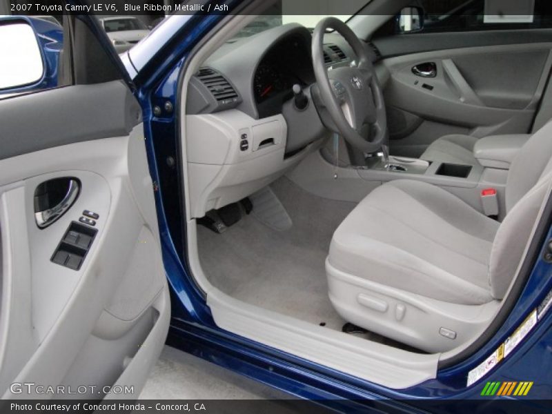 Blue Ribbon Metallic / Ash 2007 Toyota Camry LE V6