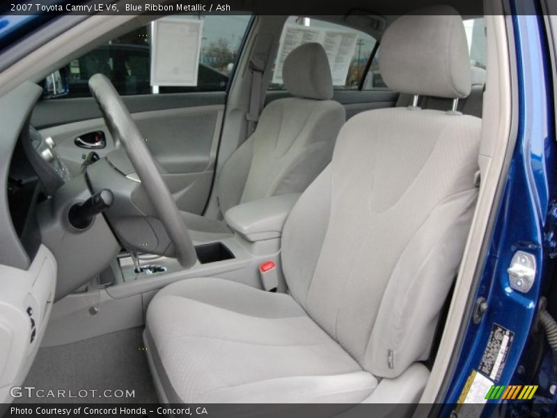 Blue Ribbon Metallic / Ash 2007 Toyota Camry LE V6