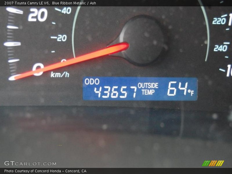 Blue Ribbon Metallic / Ash 2007 Toyota Camry LE V6