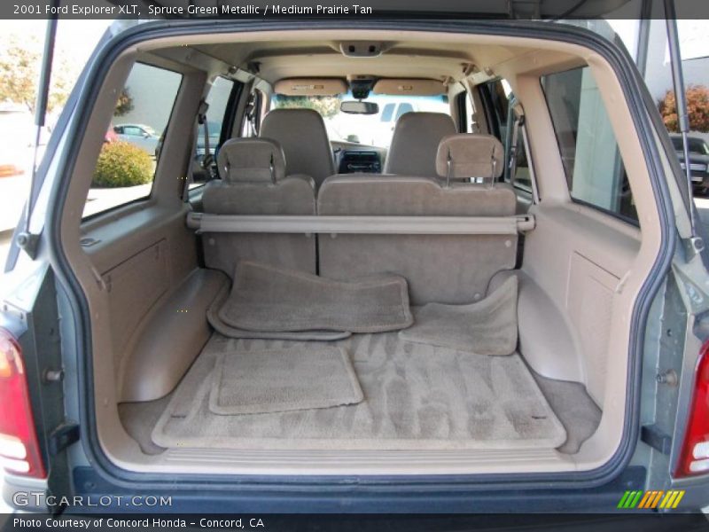 Spruce Green Metallic / Medium Prairie Tan 2001 Ford Explorer XLT