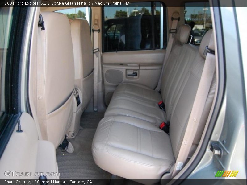 Spruce Green Metallic / Medium Prairie Tan 2001 Ford Explorer XLT