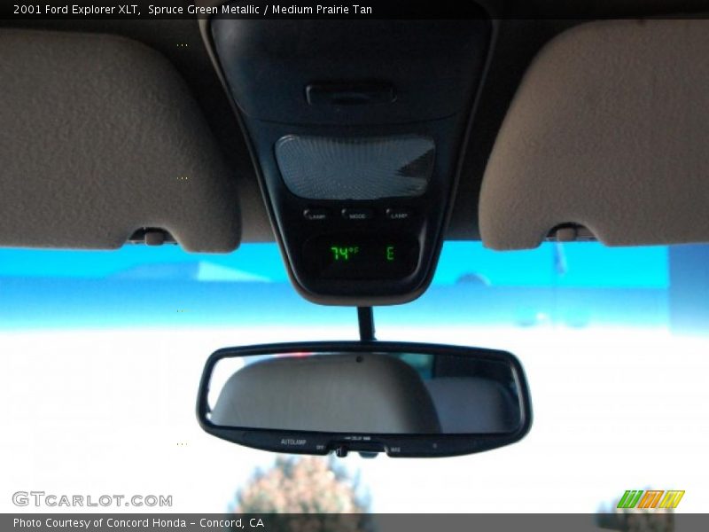 Spruce Green Metallic / Medium Prairie Tan 2001 Ford Explorer XLT