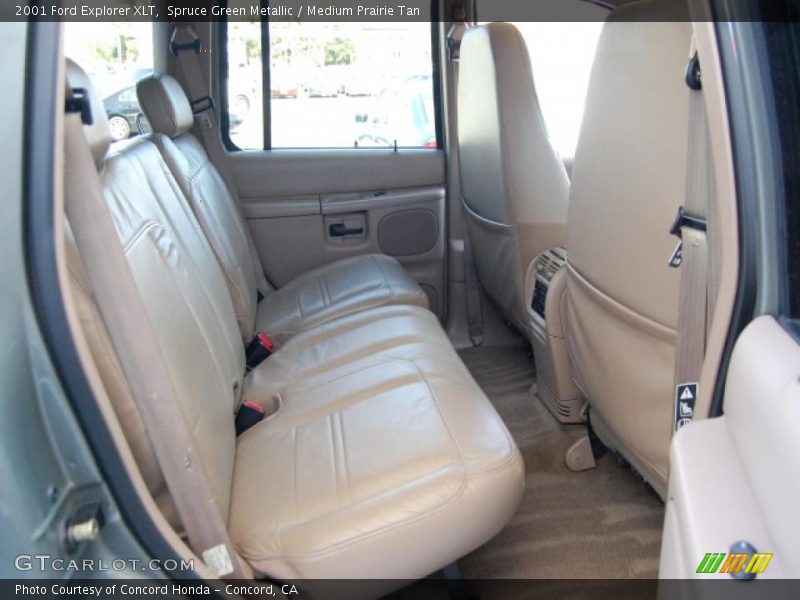 Spruce Green Metallic / Medium Prairie Tan 2001 Ford Explorer XLT