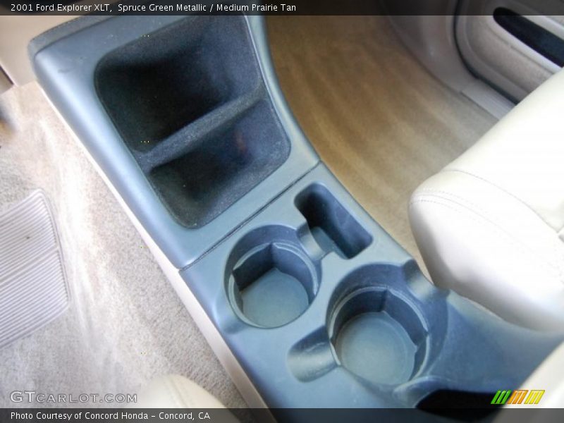 Spruce Green Metallic / Medium Prairie Tan 2001 Ford Explorer XLT