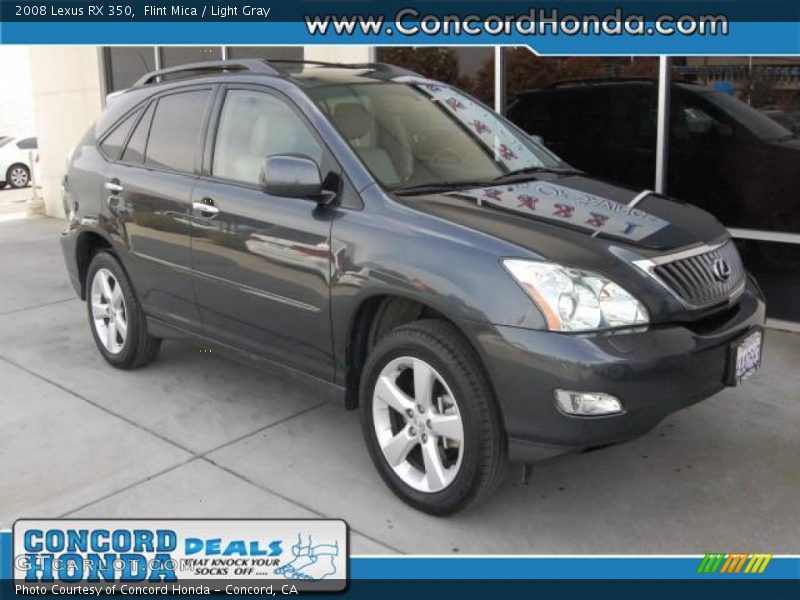 Flint Mica / Light Gray 2008 Lexus RX 350