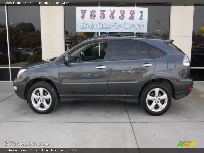Flint Mica / Light Gray 2008 Lexus RX 350