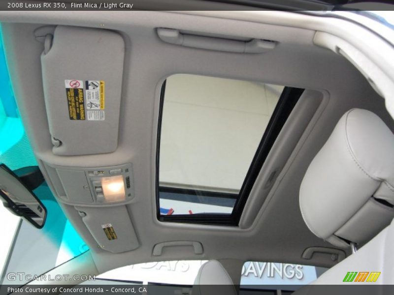 Flint Mica / Light Gray 2008 Lexus RX 350