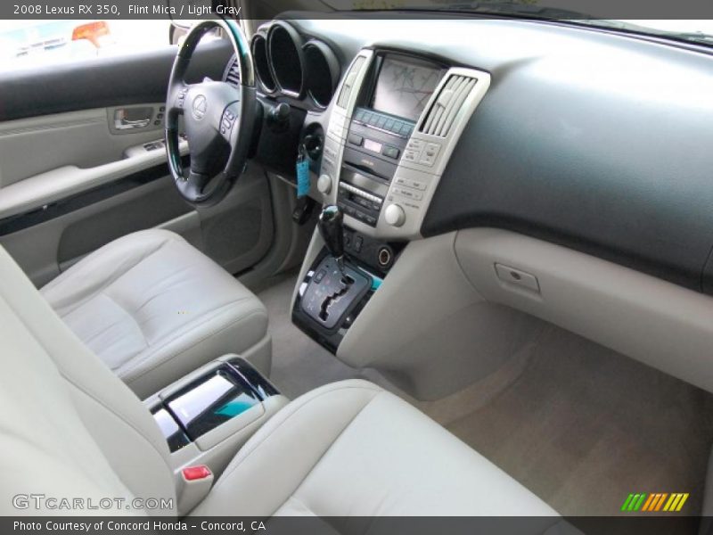 Flint Mica / Light Gray 2008 Lexus RX 350