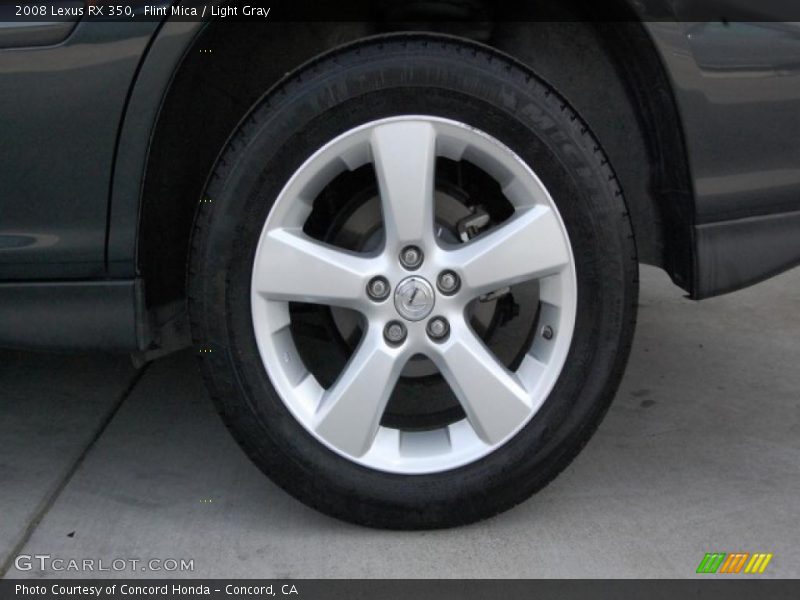 Flint Mica / Light Gray 2008 Lexus RX 350