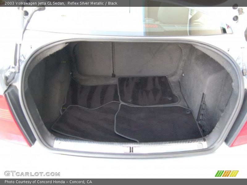Reflex Silver Metallic / Black 2003 Volkswagen Jetta GL Sedan