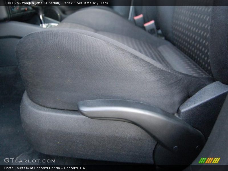 Reflex Silver Metallic / Black 2003 Volkswagen Jetta GL Sedan