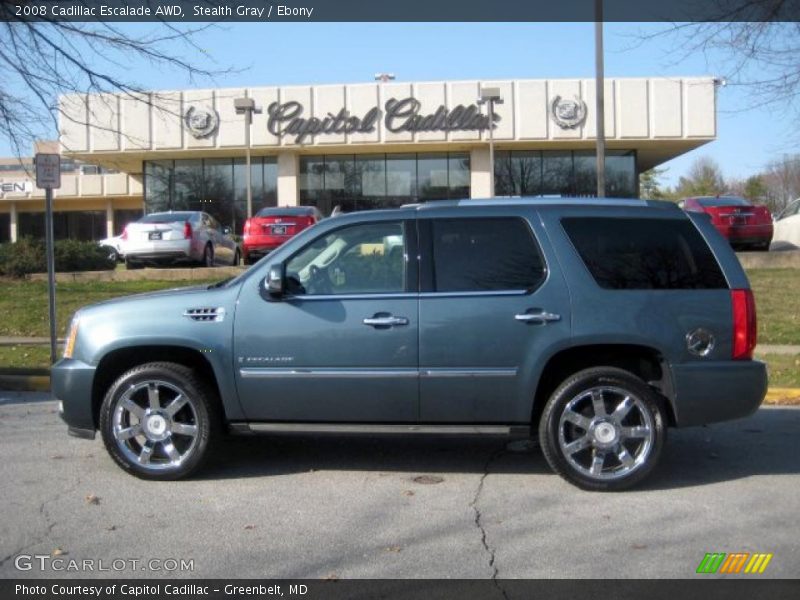 Stealth Gray / Ebony 2008 Cadillac Escalade AWD