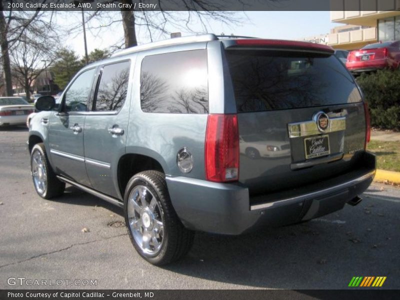 Stealth Gray / Ebony 2008 Cadillac Escalade AWD