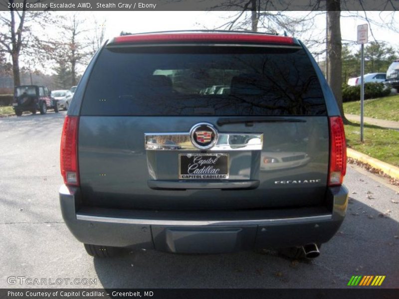 Stealth Gray / Ebony 2008 Cadillac Escalade AWD