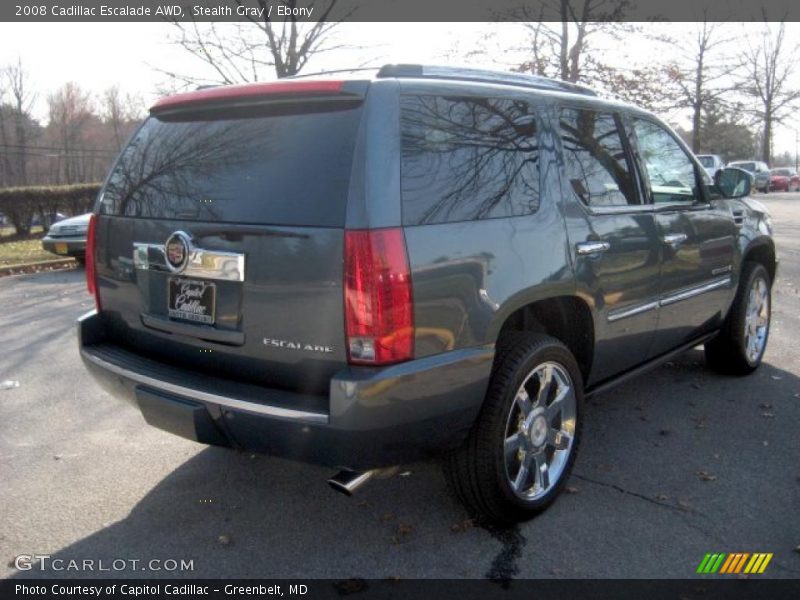Stealth Gray / Ebony 2008 Cadillac Escalade AWD