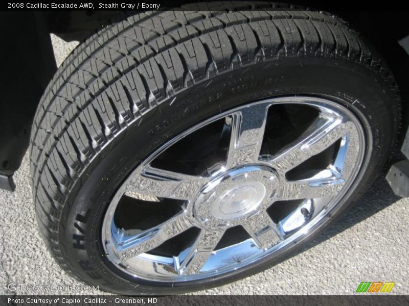 Stealth Gray / Ebony 2008 Cadillac Escalade AWD