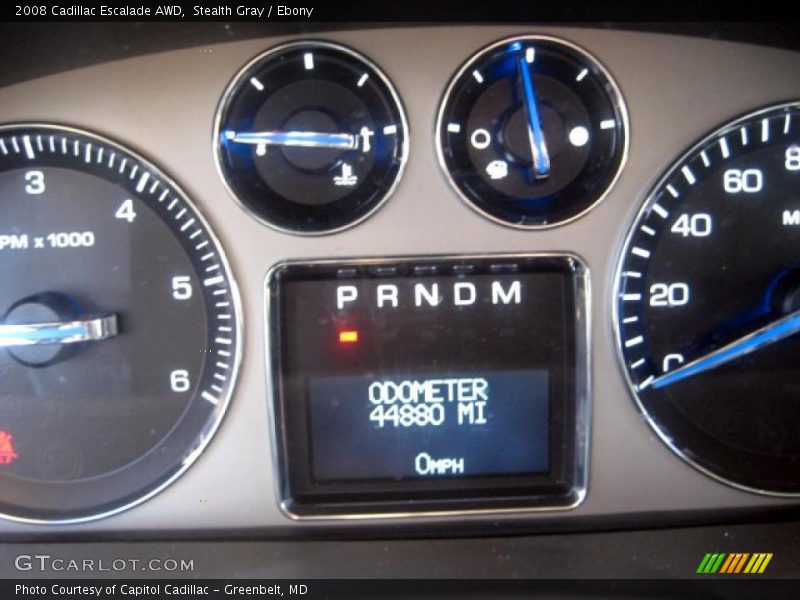 Stealth Gray / Ebony 2008 Cadillac Escalade AWD